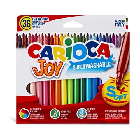 Caja de rotuladores lavables Carioca 40237/B, 36 unidades Cover