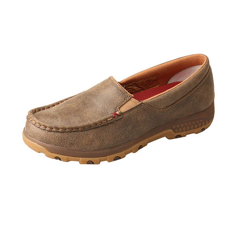 Twisted X Women's Driving Mocs, Slip-On Walking Shoes with CellStretch