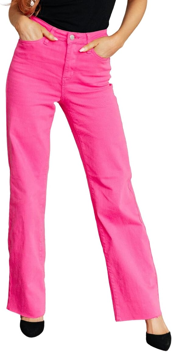 Judy Blue High Rise Garment Dyed 90's Straight Jeans