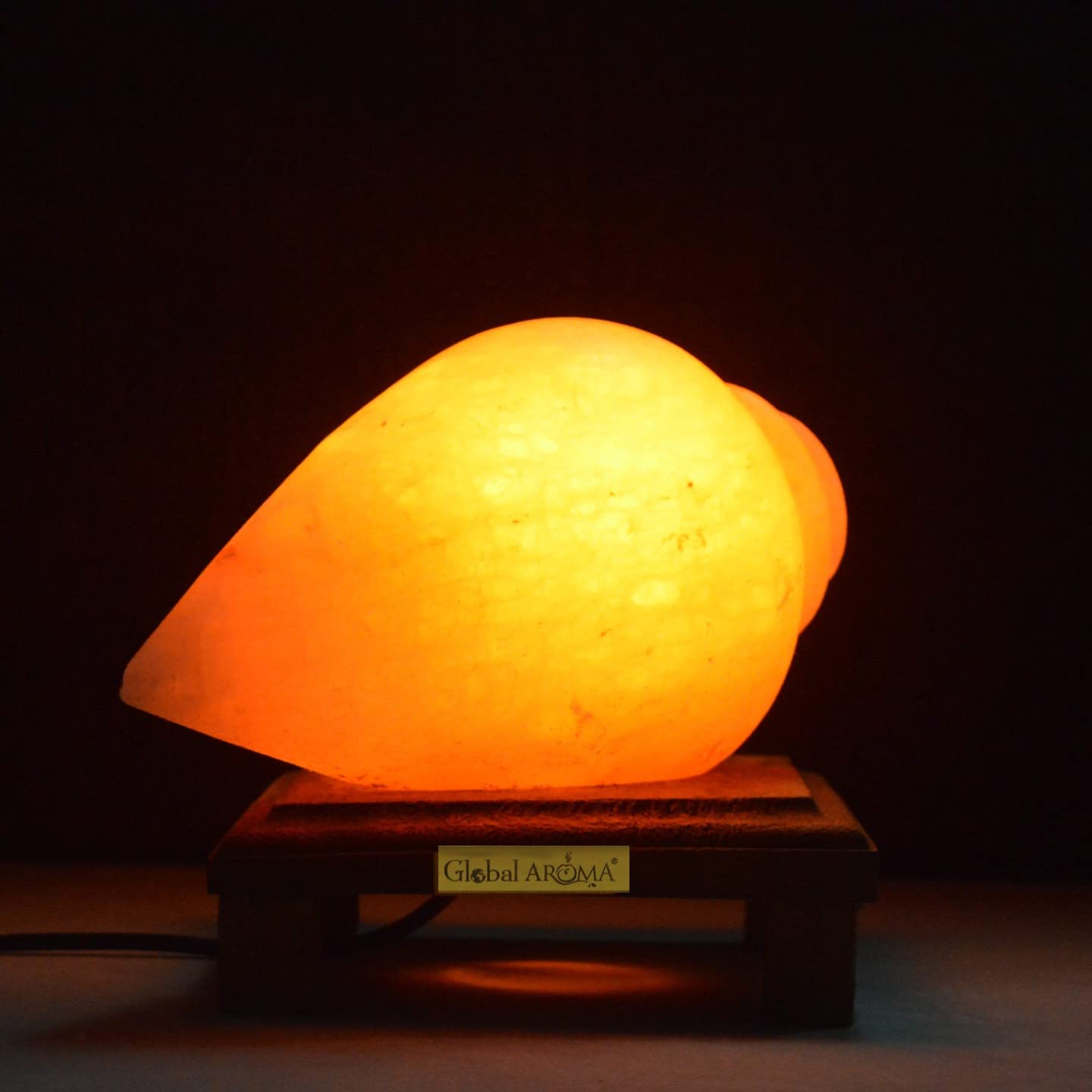 Global Aroma Natural Himalayan Rock Salt Shankh Shape Lamp for Vastu, Feng Shui, Healing, Peace & Harmony, Gifting (Natural/Orange, 2-3 kg) (B0BTJ3FXPG) Amazon Price History, Amazon Price Tracker