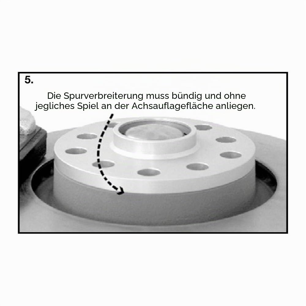 H&R DR-System Spürverbreiterungsatz 20mm pro Achse - Lochkreis 5x120 - Mittenzentrierung 72,5mm - System M12x1,5 - kompatibel mit BMW/Mini - Schwarz