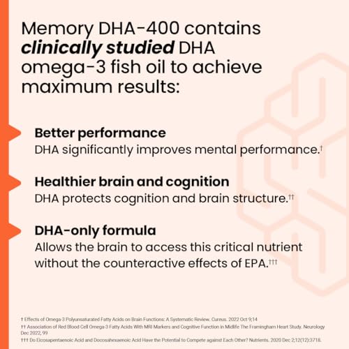 LifeSeasons NeuroQ Memory DHA-400 - Omega-3 Fish Oil Supplement - Mental Performance & Balance - Supports Neuro Brain Health - Protects Against Memory Loss & Improves Focus - 120 Softgels - Image 4