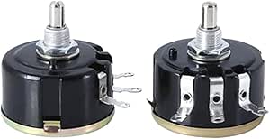 2 Potenciómetros De Precisión 1K Ohm - WX110 WX010 10R-22K 3 Terminales Eje 6 Mm