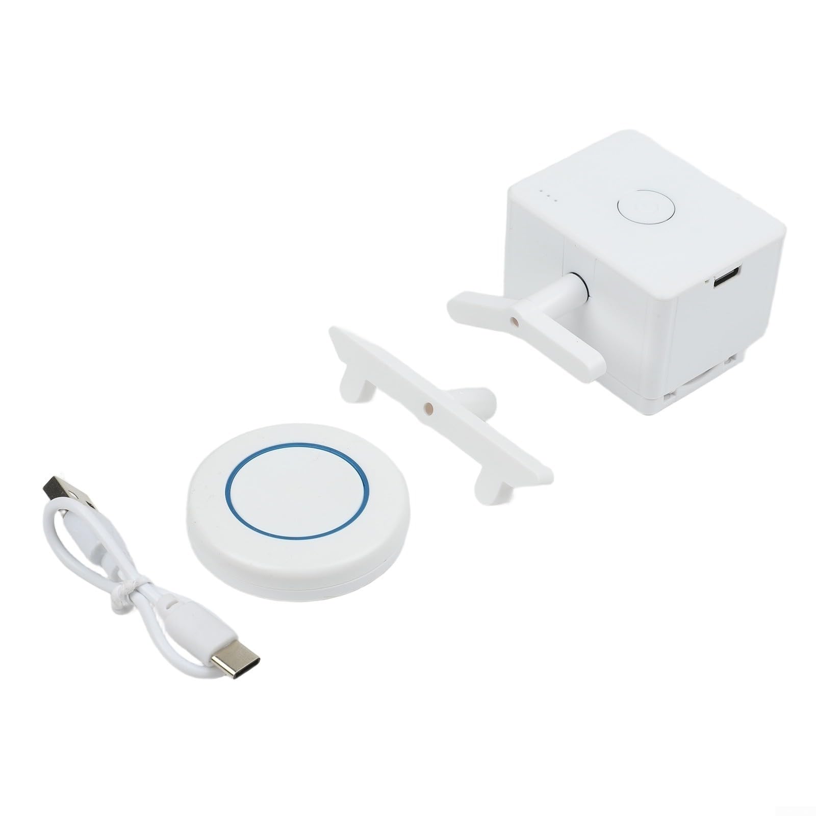 HEIBTENY Wireless Light Switch Robot, Smart Remote Button Pusher for Automatic Light Off, 30m Range No Wiring Required, ABS Anti-Interference Controller for Home Lazy Switch,