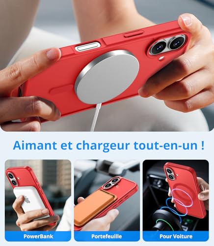 Coque pour iPhone 16 avec verre trempé Vansdon de qualité premium - 3