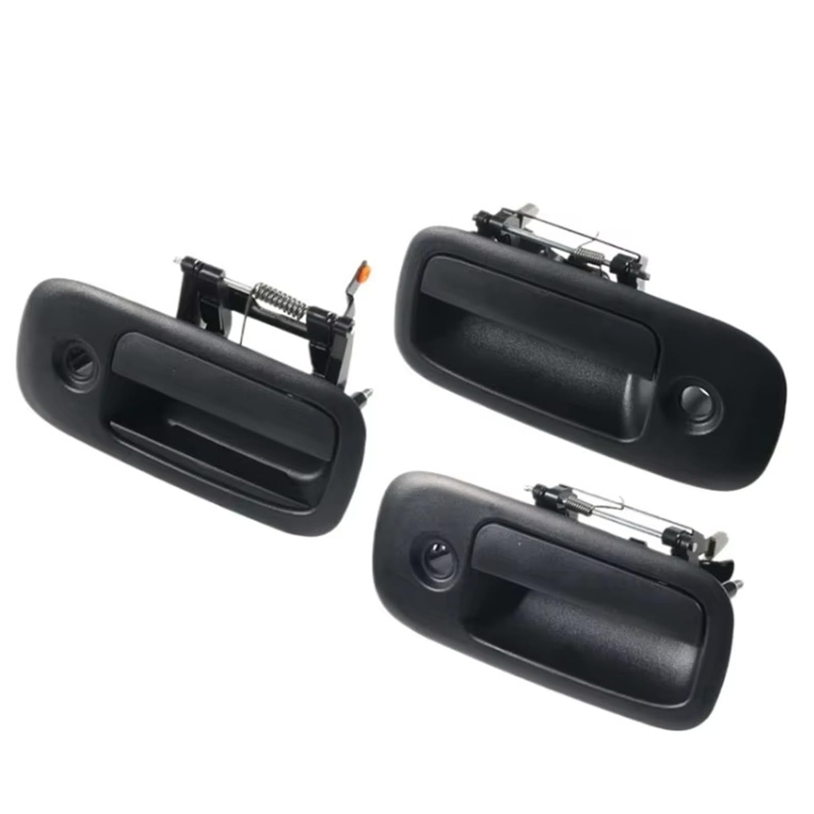 Qjahxkf 3 Piece Set Replacement Exterior Door Handles Exterior Door Handles 25942271 25942272 25942270 10359094 79320 For Gmc For Savana 1500 2500 3500 4500 Van 1996-2009 Outer Handle(3 Piece Set)