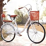 ▶ Bicicleta de estilo holandés: las bicicletas de acrobacias son ideales para montañas, aguas residuales y también son eficaces en lugares como carreteras, senderos, ciudades, playas o nieve. Los frenos de disco delanteros y traseros pueden ayudar a los ciclistas a mantenerse seguros incluso en terrenos de alta velocidad y bajos. También puedes controlar mejor cuándo y dónde parar