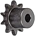 Martin Roller Chain Sprocket, Reboreable, Type B Hub, Single Strand, 06B Chain Size, 9.525mm Pitch, 10 Teeth, 8mm Bore Dia., 35.03mm OD, 20mm Hub Dia., 5.21mm Width