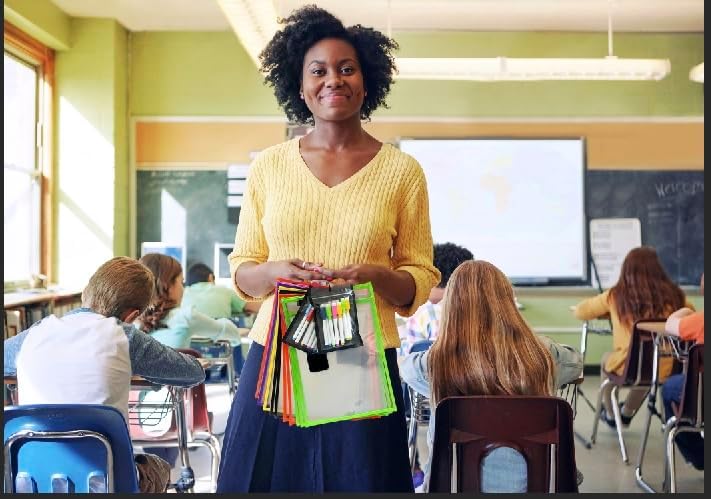 Miniatura 3 de Bolsillos de borrado en seco, paquete de 15 fundas de gran tamaño, extremadamente alta durabilidad, soportes para boletos, suministros para