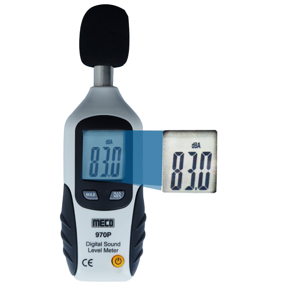 *Envío el mismo día* Sonómetro digital | Dispositivo profesional de medición de ruido Clase 1 | Decibelímetro portátil para pruebas industriales y ambientales Modelo: 970P