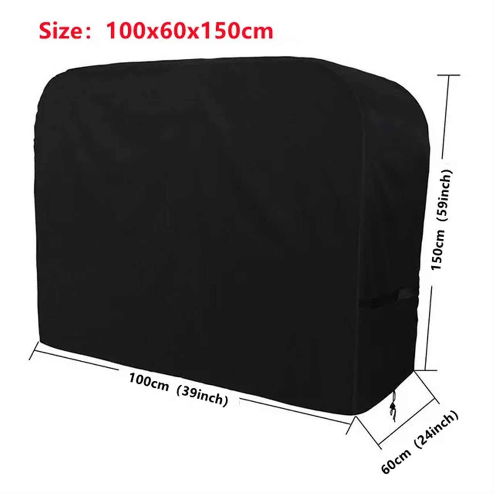 Copertura per Barbecue in Tessuto Oxford 420D, Resistente all'Acqua, per Esterni, con Rivestimento in PVC, antistrappo, Protettiva, per Barbecue.