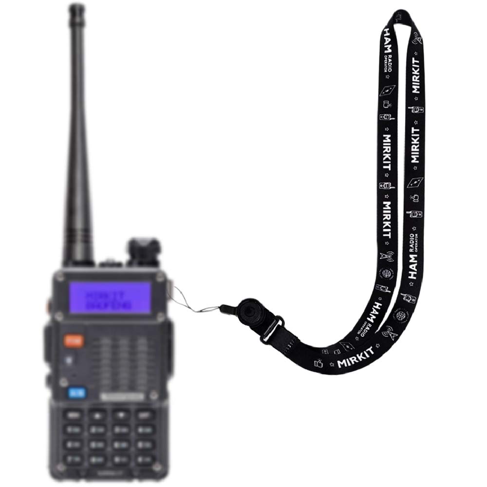 Mirkit Ham Radio Umhängeband – Für Baofeng Funkgeräte, Mit Breakaway-Verschluss, Wasserdicht & Langlebig