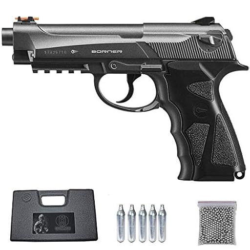 Borner Sport 306 | Pack Pistola de balines (perdigones Bolas de Acero BB´s). Arma de Aire comprimido CO2 Tipo Beretta 92 Calibre 4,5mm (2.52 Julios) | Ya disponible en tu tienda friki favorita! En mundofriki.es!