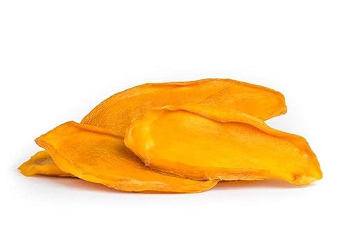 Miniatura 2 de Rebanadas de mango seco natural (1 libra), sin azúcar ni conservantes añadidos, totalmente naturales, deliciosa dulzura ácida, se compara con mango