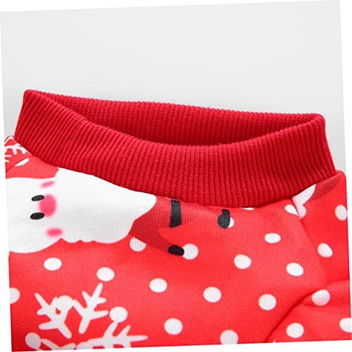 Vêtements de Noël pour chiens HMJGDHX pull chaud 3 pièces