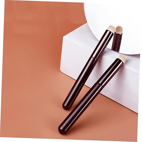 Miniatura 5 de Juego de esponja de maquillaje profesional 6 piezas cepillo de labios, cepillo para difuminar labios con tapa, cepillo aplicador de mezcla de