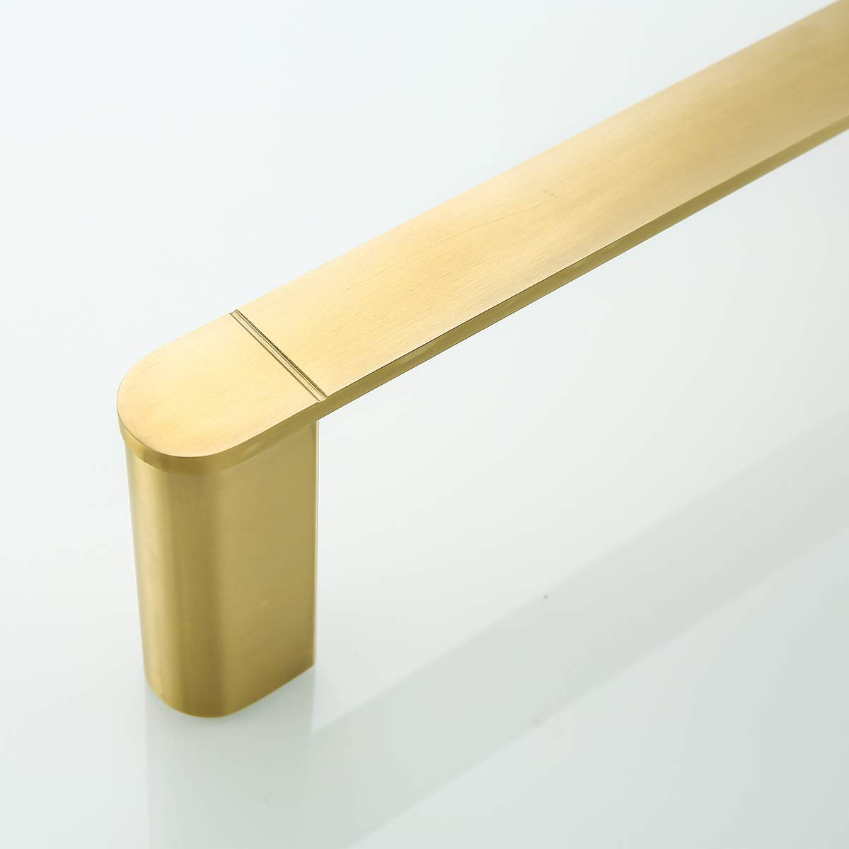 Toallero dorado cepillado de 12 pulgadas, accesorios de baño, toallero para baño, cocina, acero inoxidable SUS 304, estilo contemporáneo montado en la pared 96026-2-12BG. 5