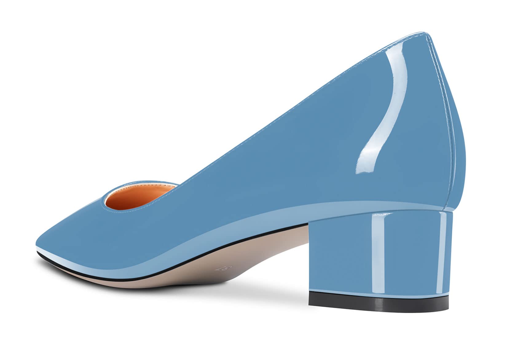 Castamere Donna Chunky Blocco Basso Gattini Tacco Heel Chiusa Quadrata Punta Pumps Slip-on Cute Dress Ufficio Scarpe