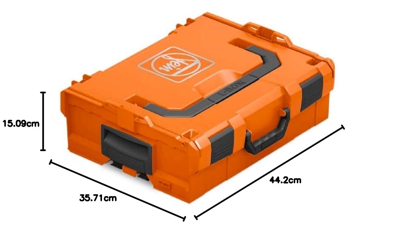 Fein Maletín de herramientas L-Boxx 136 (maletín de plástico, sin contenido, adecuado para Multimaster, caja apilable) 33901680010