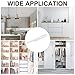 uxcell Magnetic Touch Catch Latch Push to Open System Damper Buffer for Cabinet Door Cupboard White 10 Sets