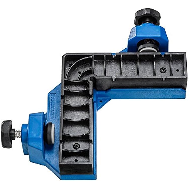 Rockler Clamp-It Corner Clamp Jig - Glass-Filled Polycarbonate Woodworking Clamps - Corner Clamps to Hold Panel Parts Together - Right Angle Clamp for Fastening Work - Woodworking Tools