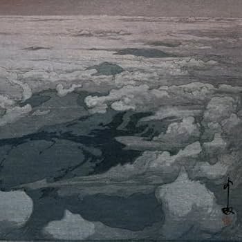 吉田博、【平河橋】、希少な額装用画集より、新品額装付、状態