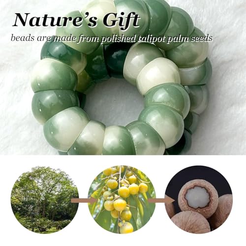 Image of Fidget Bracelet Bodhi Seed Bracelets Anxiety Fidget Bracelets Protection Healing Stretch Alleviate Anxiety Stress Protection Healing Bodhi Jewelry Gifts for Women Men