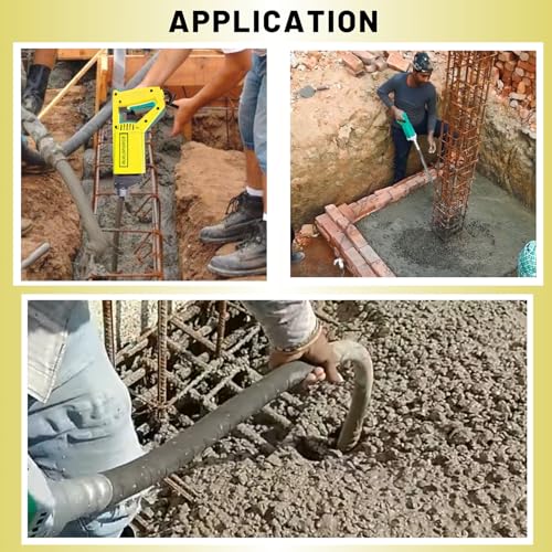 Image of 1260 -WTT Electric Concrete Vibrator 35mm Handheld Cement Soil Mixer Built-in Cement Vibrator Construction Tools with 1.5 needle B2