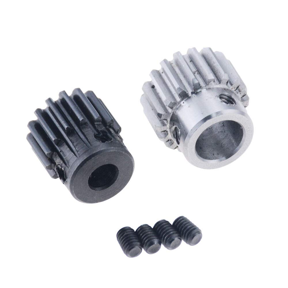TMP1105 1pc 1Mod 1 Modulus Gear The Rack Gear Pinion 15T 18T Motor Pinions Gears Bore 6/8/10mm 45 Steel CNC Gear (Number of Teeth : 18 Teeth 10mm)