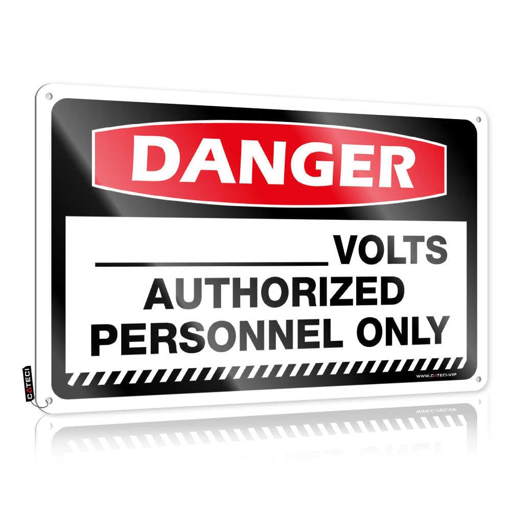 Fzfn Colour Danger Volts Authorized Personnel Only Sweet Round - Retro Kitchen Decor Decoration Wall Art Decoration(30X40cm)