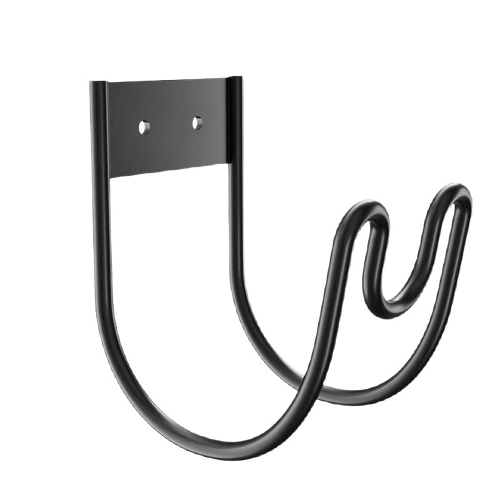 Elmsley 1 Pc Garden Hose Holder, Wall Mounted Heavy Duty Powder Coated Iron Rack, Anti-Rust Water Hose Hanger, Garage & Outdoor Storage, Holds up to 8kg, Mounts with Self-Tapping Screws