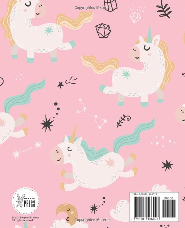 My Sticker Album: Blank Sticker Book for Collecting Stickers | Reusable Sticker Collection Album for Kids - Pink Unicorns Design (Sticker Albums for Kids) image 3