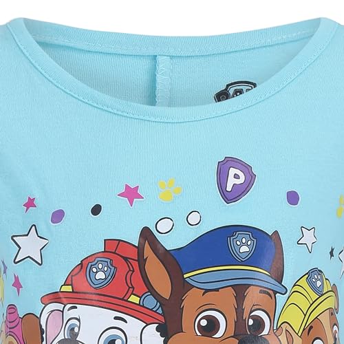 Paw Patrol Nickelodeon Girls Short Sleeve T-Shirt for Toddler and Little Kids4