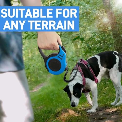 Guia Correia Retrátil de 3 metros Para Passeio Com Pets até 10kg, Com Trava De Segurança Qualidade P