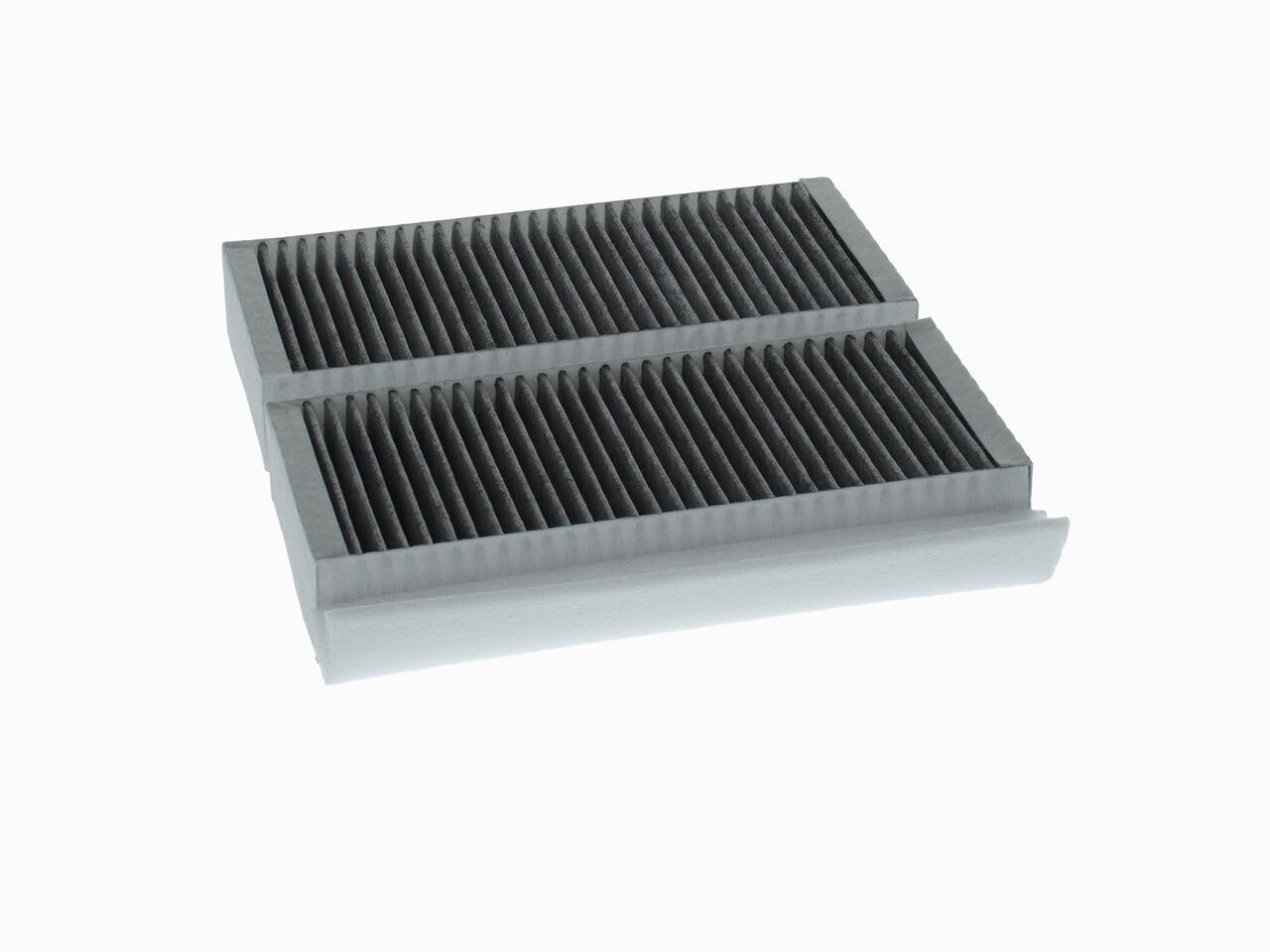 Bosch R5618 Filtre d'Habitacle à Charbon Actif de Remplacement - Contre les Mauvaises Odeurs, le Pollen et la Poussière pour un air plus pur à l’Intérieur du Véhicule - Jeu de 2 Filtres