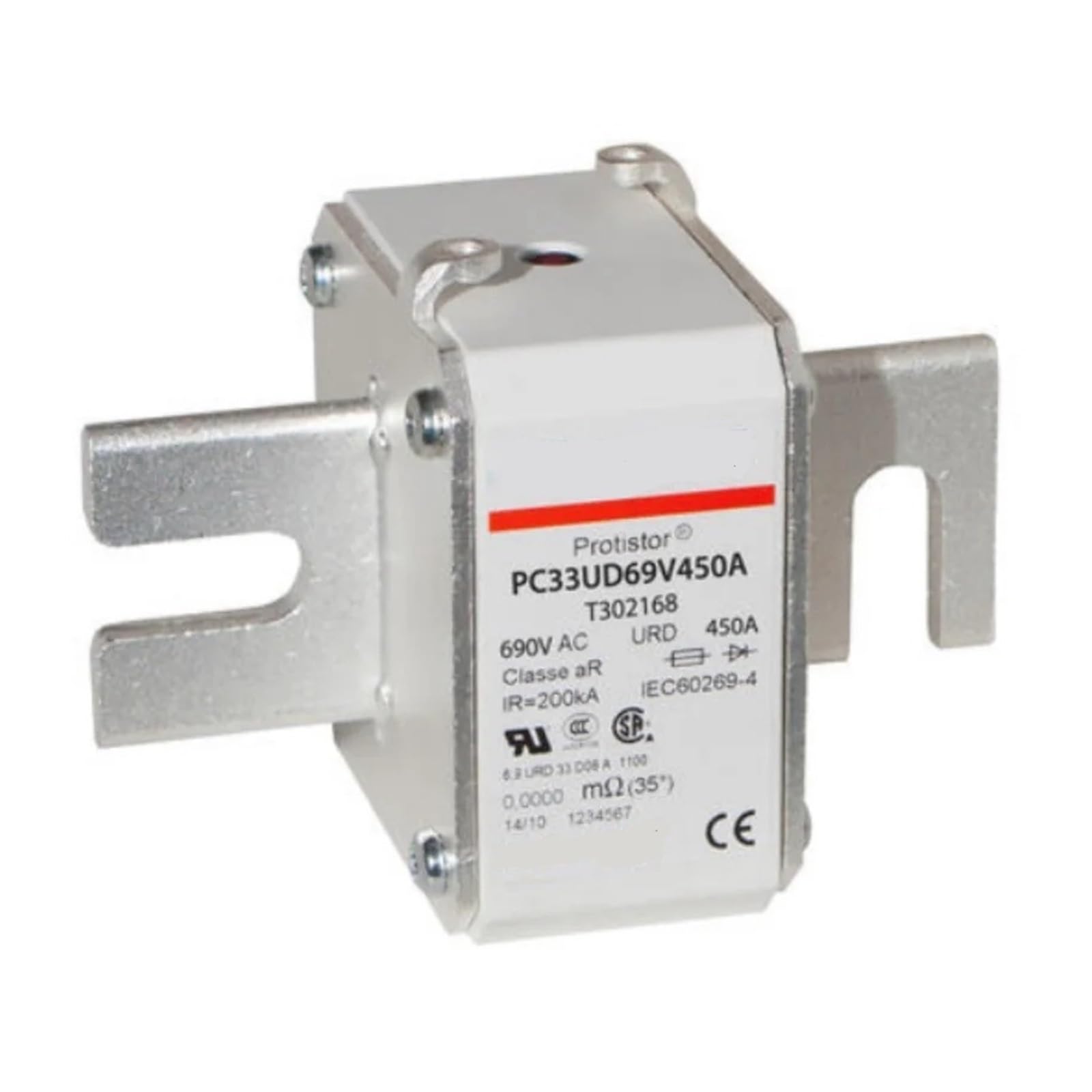 Fusible PC33UD69V450A haute performance contre la surintensité