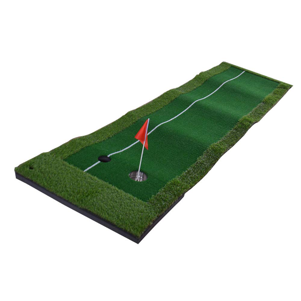 INTSUPERMAI Golf Training Pad Golf Putter Green Indoor Outdoor Practice Blanket