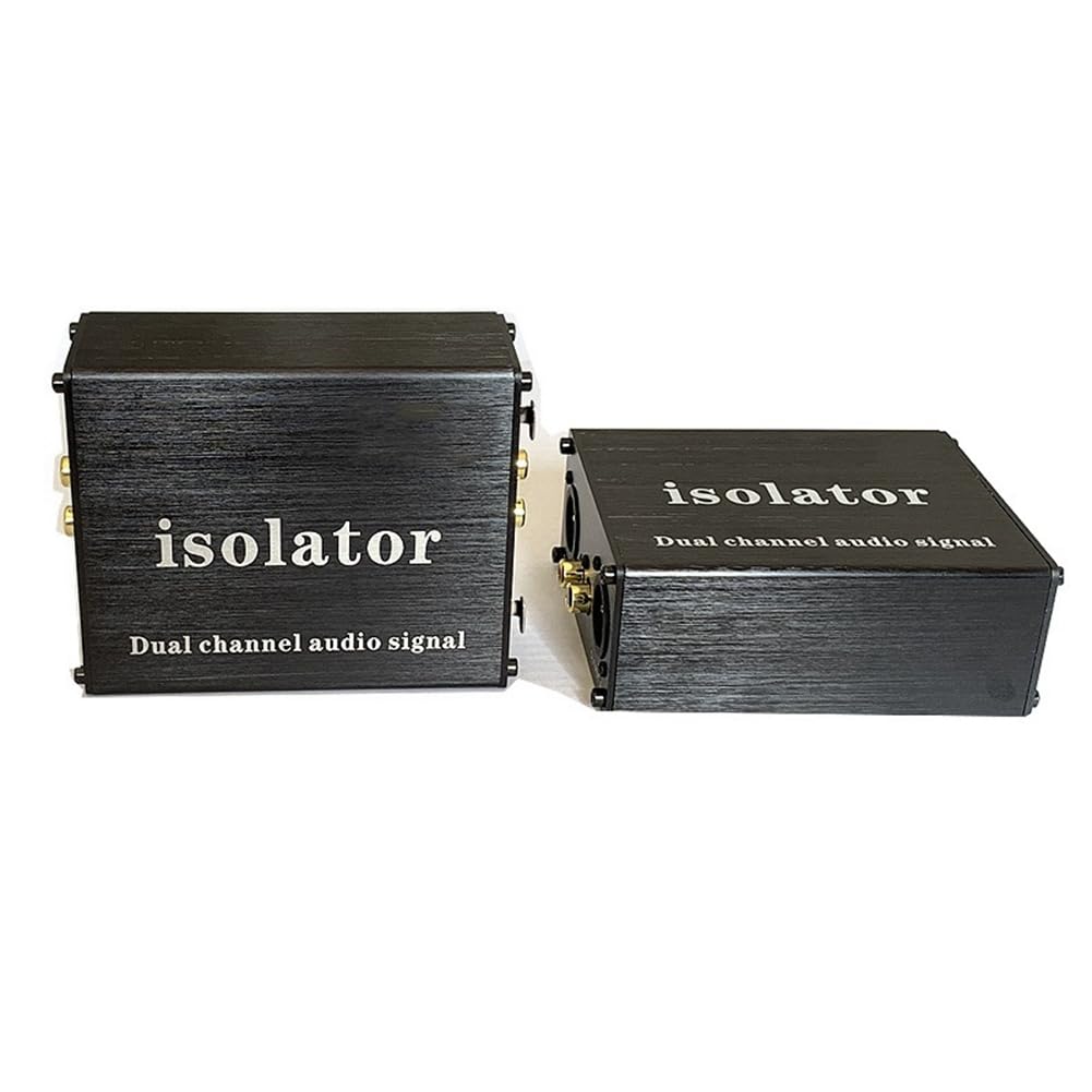 Aislador de Ruido de Audio XLR-2R XLR RCA para Eliminar el Aislador de Transformador Antiinterferencias de Sonido de Corriente de ComúN