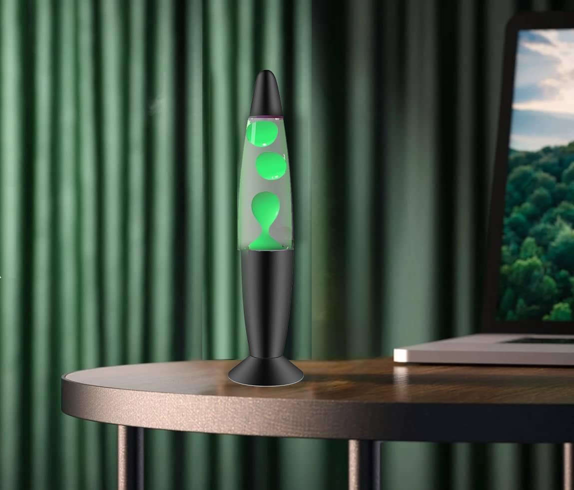 MUHI Color Changing LED Smart Liquid Motion Lamp with Remote - Mood Light for Home Decor, Bedroom, Living Room, Office - Relaxing Sensory Night Light, Unique Gift for Adults, Kids, Men & Women