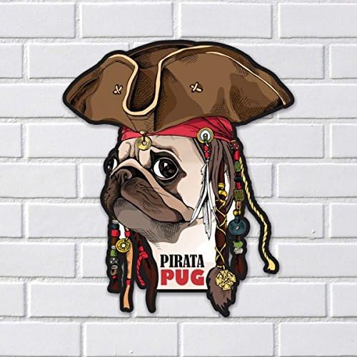Placa Decorativa C1010 – Pug