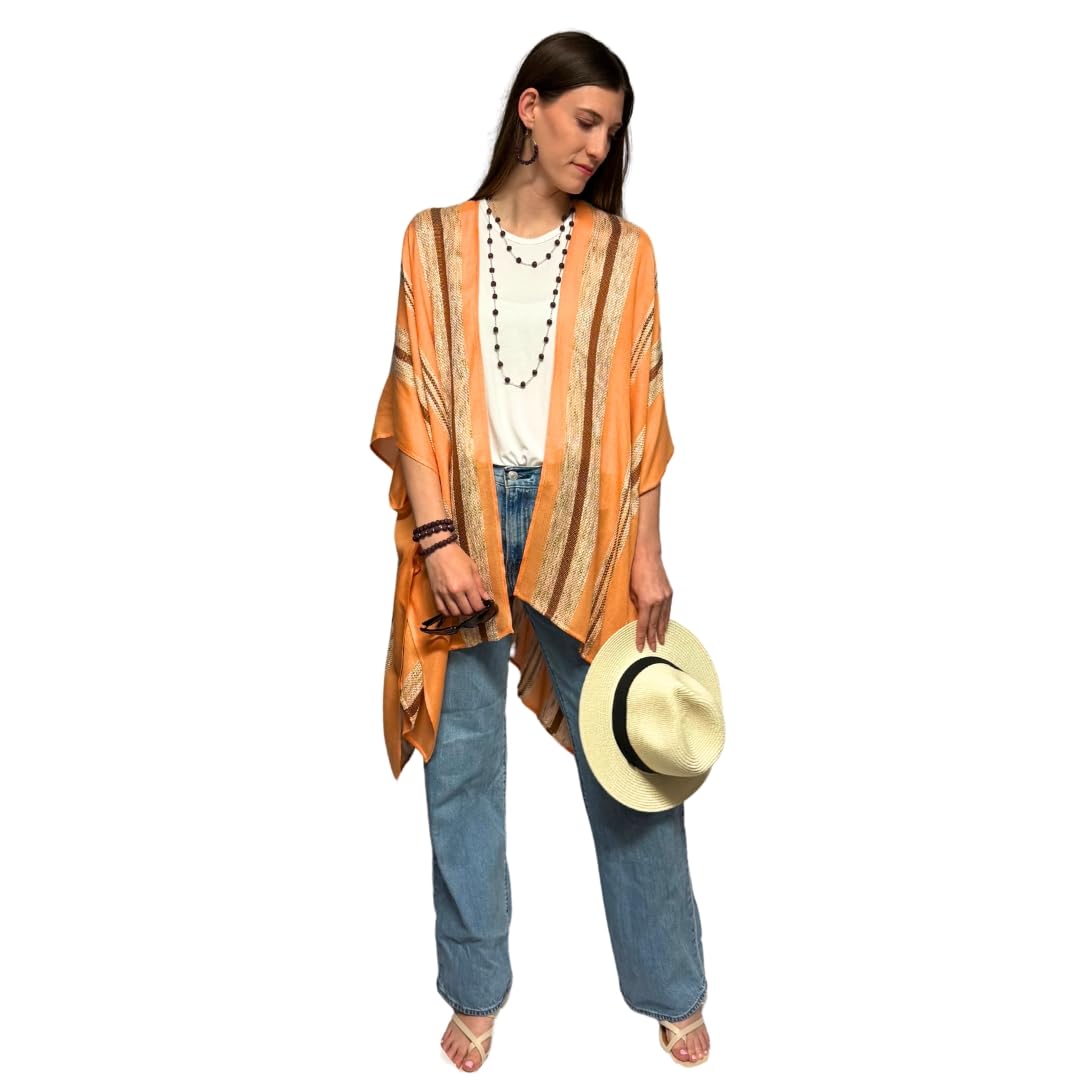 Humble Hilo Damen Lange Lose Mode Lässig Blumendruck Kimono Cover Up Cardigan Überwurf für Schwimmbekleidung