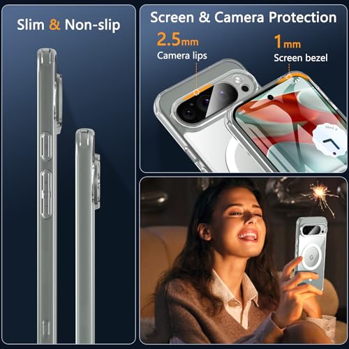 Coque magnétique pour Google Pixel 9 Pro XL anti-rayure et chute - 3