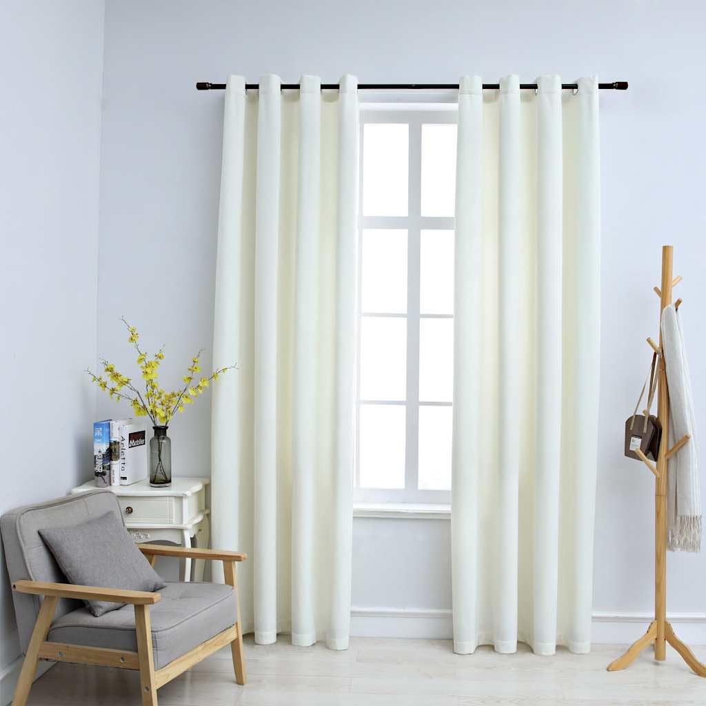 Tende Oscuranti Velluto 140x245 Cm, 2 Pezzi