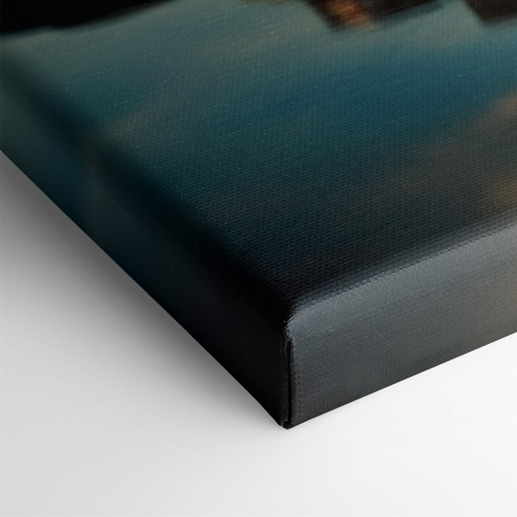Canvas for Living room. Twilight Majesty over the Potala Palace - A Tibetan Vision of Serenity, 27 x 18 inch Canvas Wall Art - Ready to Hang - 69x46 cm (27x18 inch)