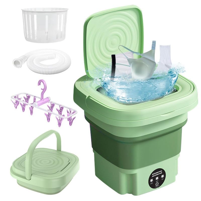 Semi Automatic FoldIng 10L Small Mini WashIng MachIne With Dryer ...