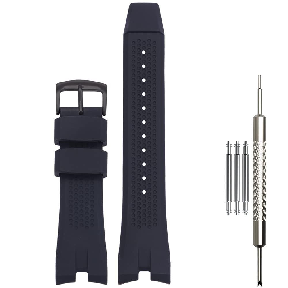 Correa de caucho S3YT8U para AW1475 y CA4154 reloj Eco-Drive 7