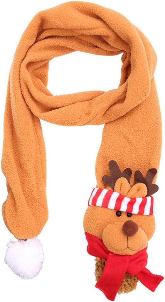 Scarf,Winter Warm Scarf Winter Christmas Scarf for Kid Adult Warm Soft Ready Parent-child Outfit Scarf Neck Warmer