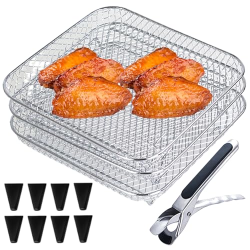 Étagère à friteuse à air pour augmenter la capacité de cuisson sans rayer - 2
