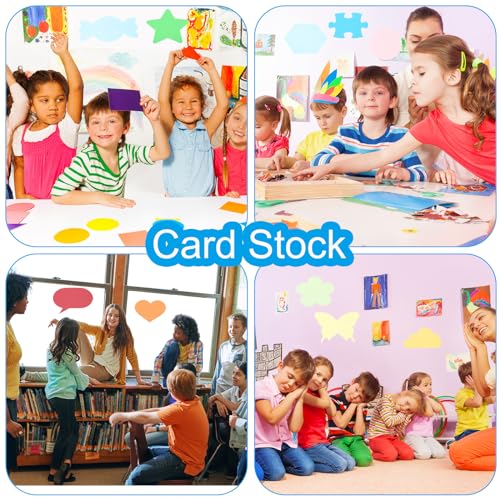 PATIKIL 4,2x6,1 Ausschnitte aus Papier, 108 Stück Wolken in verschiedenen Farben für Pinnwandkunst, Büro, Klassenzimmer, Party, Frühlings-DIY-Basteldekoration, bunt