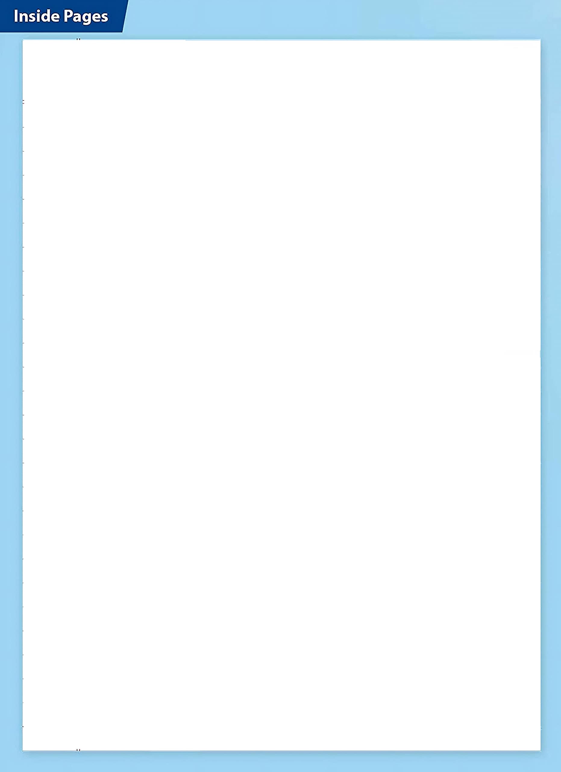 Rush Note Books Blocco note senza righe, formato A4, 240 pagine, confezione da 5, tinta unita, multicolore